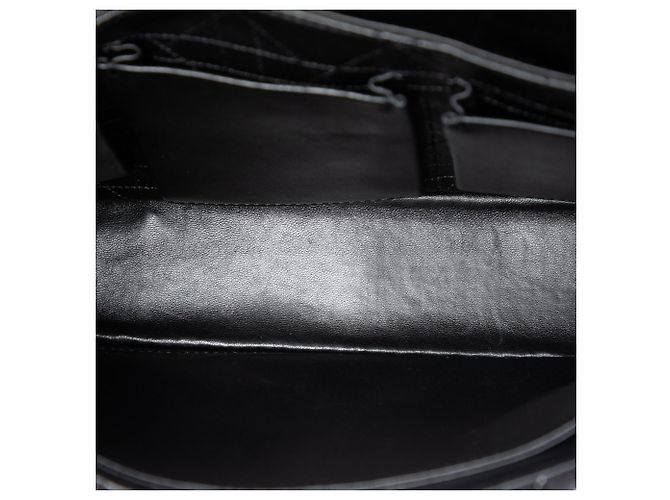Autre Marque Borsa a tracolla Miss Dior Flap Medium in tweed Cannage nero - vista 4