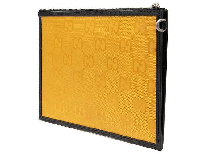 Clutch Gucci GG Nylon Off The Grid Nera Nero - vista 2