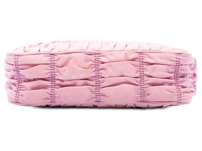 Prada Tessuto Gaufre Re Edition Schultertasche Rosa Pink - Ansicht 3