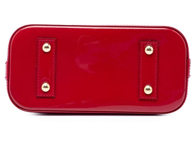 Louis Vuitton Monogram Vernis Alma BB Satchel Rot - Ansicht 3