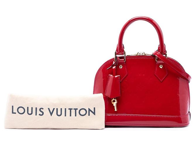 Louis Vuitton Monogram Vernis Alma BB Satchel Rot - Ansicht 7