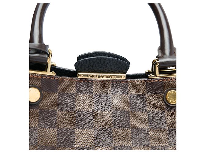 Louis Vuitton Damier Ebene Brittany Satchel Schwarz - Ansicht 5