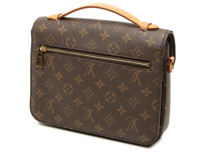 Bolso Louis Vuitton Monogram Pochette Metis Marrón Castaño - vista 2