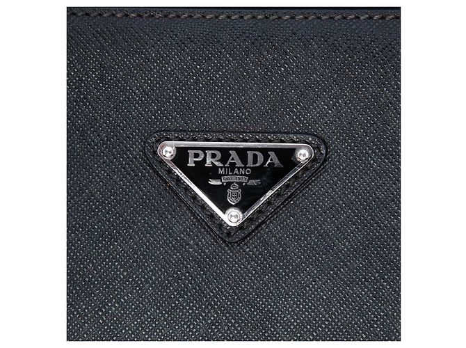 Black Prada Saffiano North South Tote - view 5