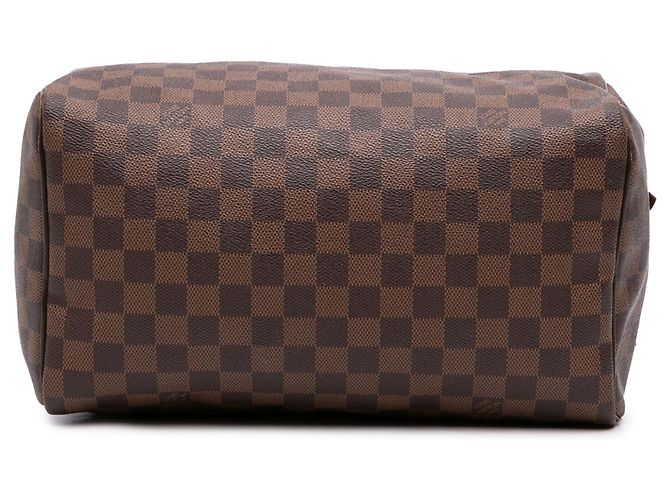 Borsa Boston Louis Vuitton Damier Ebene Speedy 30 Marrone - vista 3