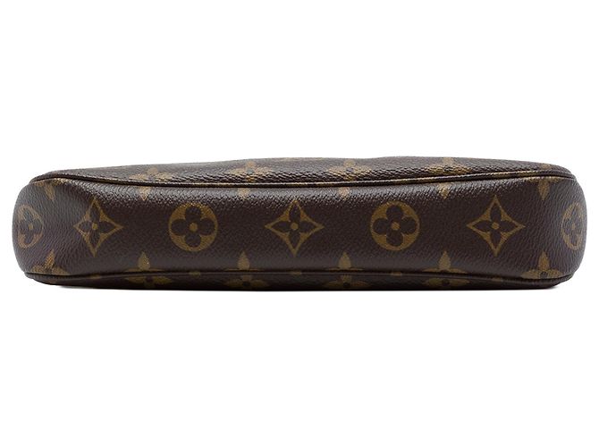 Borsa a tracolla Louis Vuitton Monogram Pochette Accessoires Marrone - vista 3