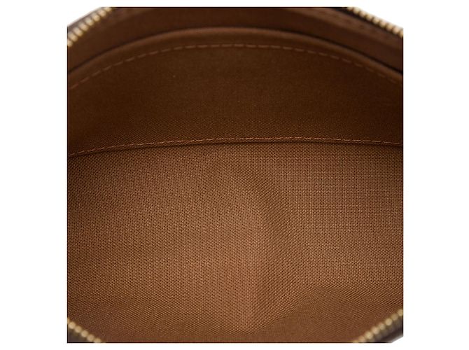 Borsa a tracolla Louis Vuitton Monogram Pochette Accessoires Marrone - vista 4