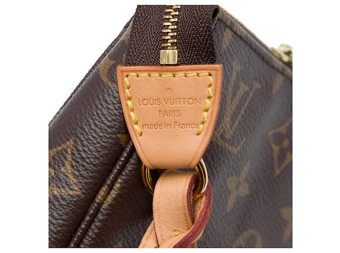 Borsa a tracolla Louis Vuitton Monogram Pochette Accessoires Marrone - vista 5