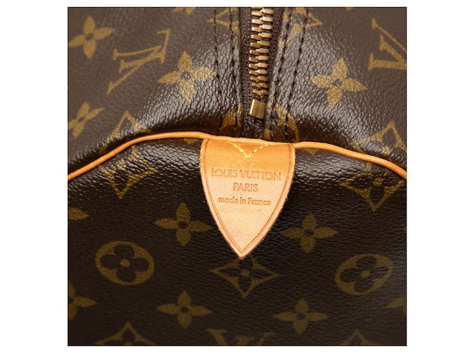 Mala de Viagem Louis Vuitton Monogram Keepall 55 Castanha Marrom - vista 5
