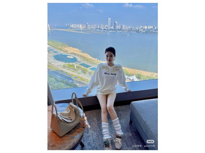 Malha de algodão Miu Miu branca Multicor - vista 6