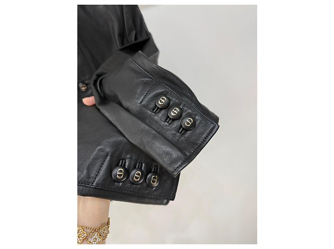 Autre Marque Dior Black Leather Jacket Multiple colors - view 3