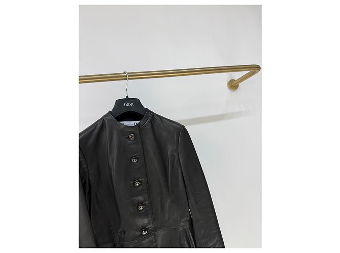 Autre Marque Dior Black Leather Jacket Multiple colors - view 4