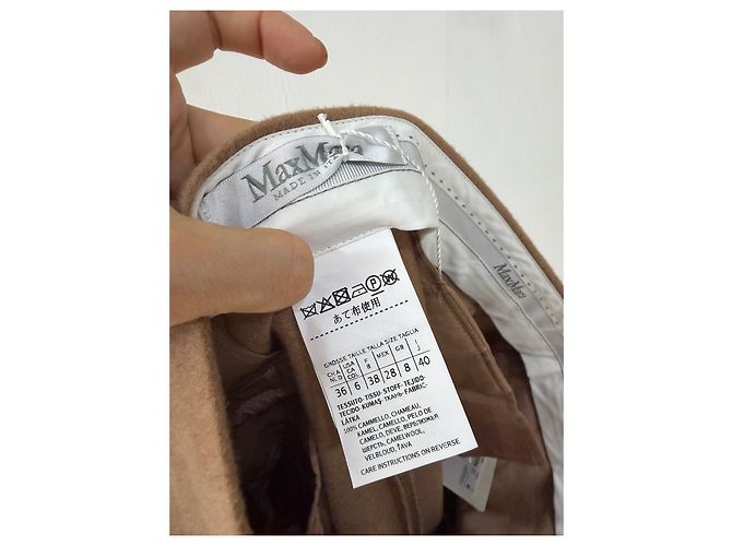 Max Mara Camel Wool Pants Multiple colors - view 4