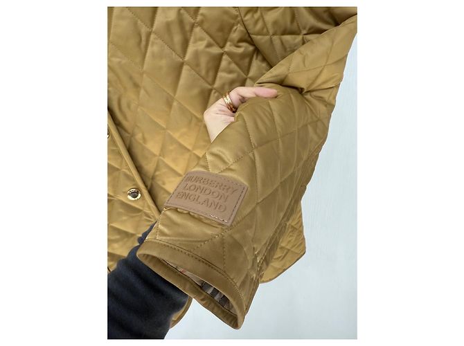 Burberry Steppmantel Gold Polyester XS Mehrfarben - Ansicht 4