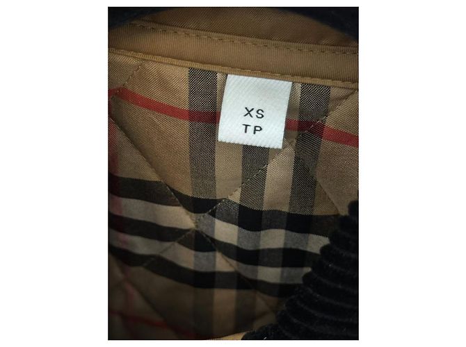 Burberry Steppmantel Gold Polyester XS Mehrfarben - Ansicht 6