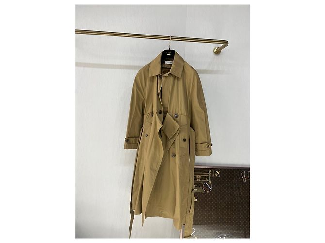 Balenciaga Trenchcoat Camel Baumwolle Mehrfarben - Ansicht 3
