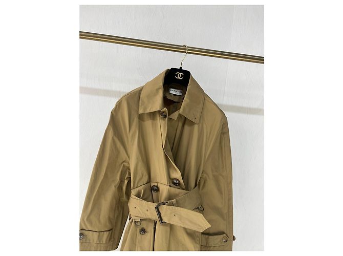 Balenciaga Trenchcoat Camel Baumwolle Mehrfarben - Ansicht 4