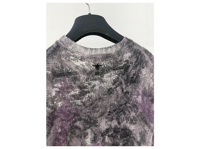 Autre Marque Malha Dior de cachemir roxo Multicor - vista 3
