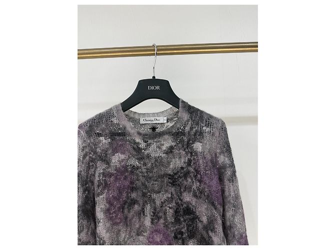 Autre Marque Malha Dior de cachemir roxo Multicor - vista 4
