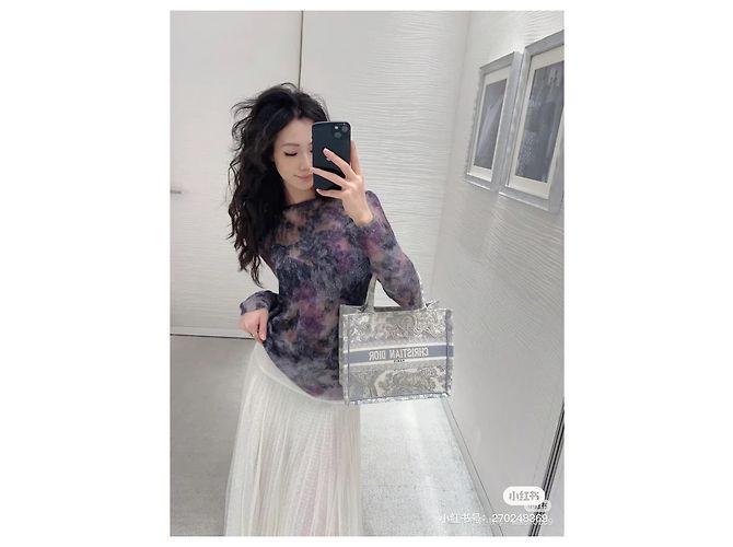 Autre Marque Malha Dior de cachemir roxo Multicor - vista 8