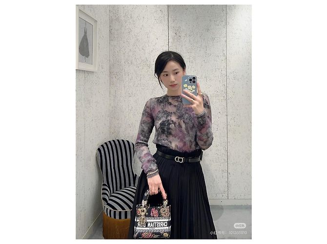 Autre Marque Malha Dior de cachemir roxo Multicor - vista 9