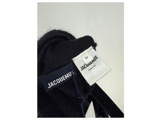 Jacquemus Prenda de Punto de Algodón Negra con Espalda Descubierta Multicolor - vista 5
