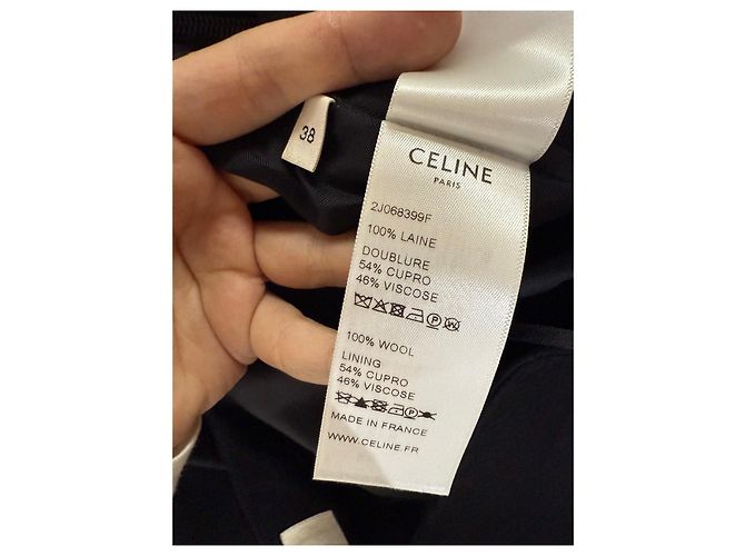 Céline Rock aus Wolle Schwarz Größe 38 Mehrfarben - Ansicht 4