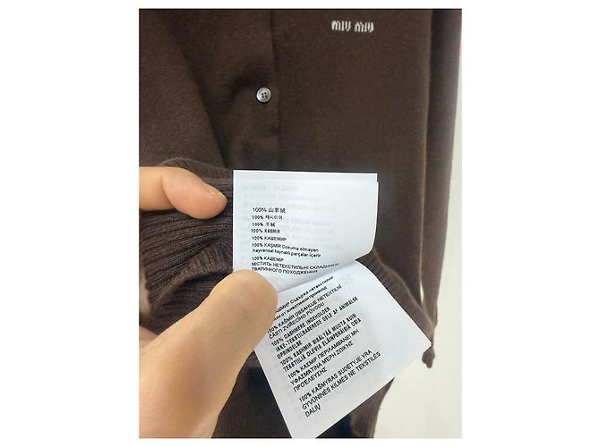 Jersey Miu Miu de cachemira marrón talla 36 Multicolor - vista 6