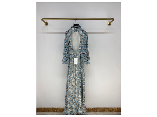 Céline Multicolor Backless Polyester Dress Multiple colors - view 2