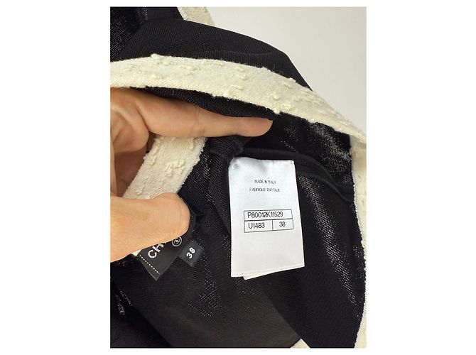 Débardeur Chanel en Viscose Multicolore Noir et Blanc - vue 4