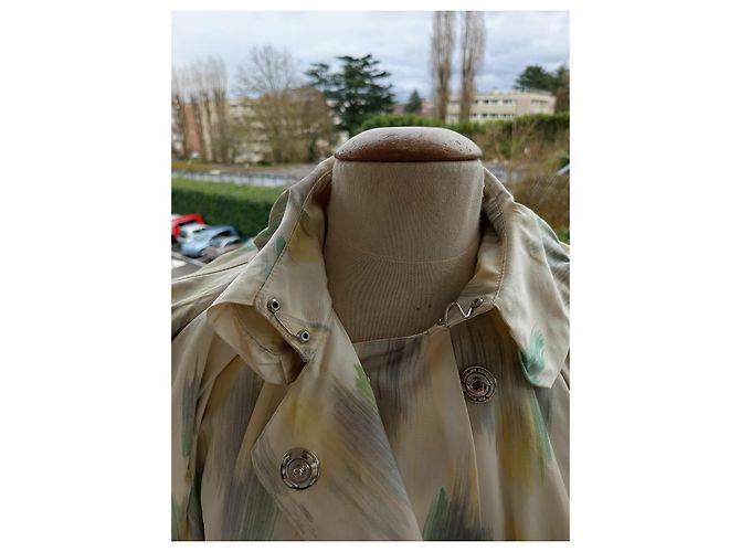 Abrigo Burberry Prorsum estampado de seda y algodón Multicolor - vista 11