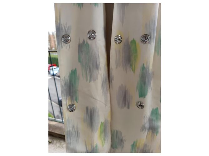 Abrigo Burberry Prorsum estampado de seda y algodón Multicolor - vista 14
