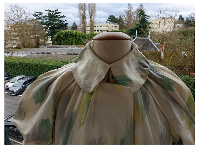 Abrigo Burberry Prorsum estampado de seda y algodón Multicolor - vista 2