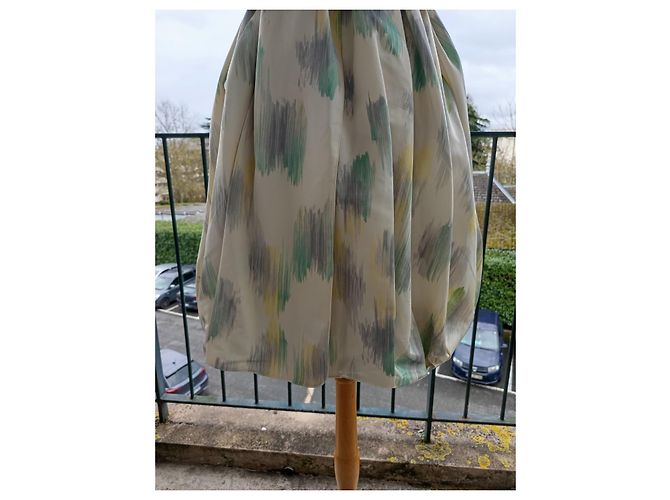 Abrigo Burberry Prorsum estampado de seda y algodón Multicolor - vista 4