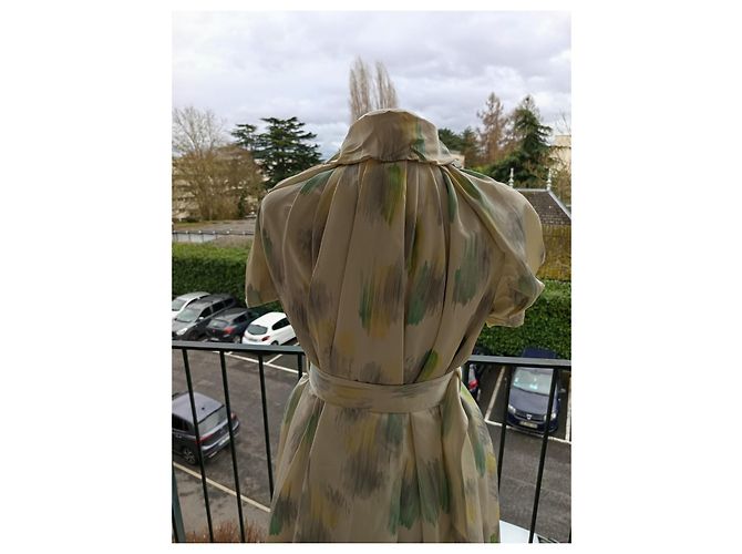 Abrigo Burberry Prorsum estampado de seda y algodón Multicolor - vista 8