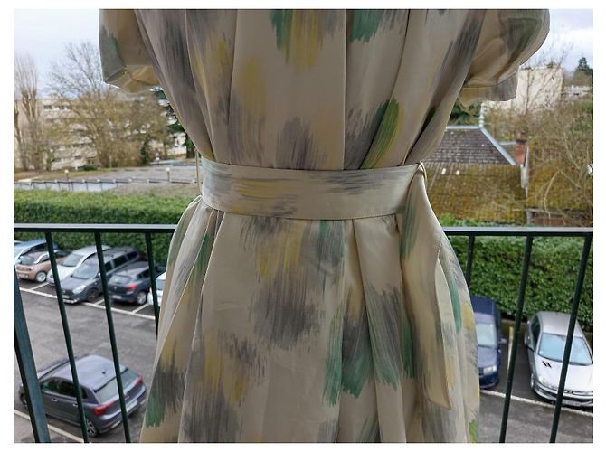 Abrigo Burberry Prorsum estampado de seda y algodón Multicolor - vista 9