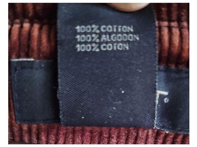 Autre Marque GANT Giacca Trench Corta in Velluto a Costine Marrone - vista 5