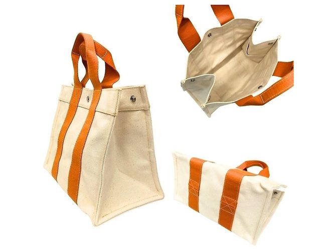 Hermès Hermes Bora PM Tote Bag Orange Roh - Ansicht 2
