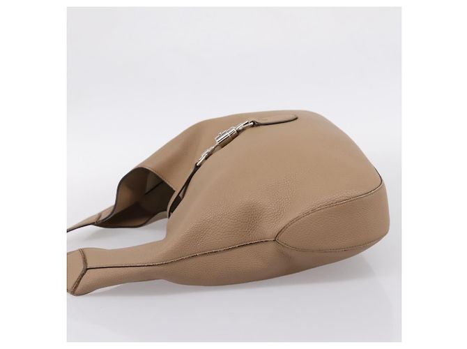 Gucci Jackie Soft Hobo Leather Large Beige - vista 3