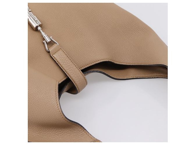 Gucci Jackie Soft Hobo Leather Large Beige - vista 6