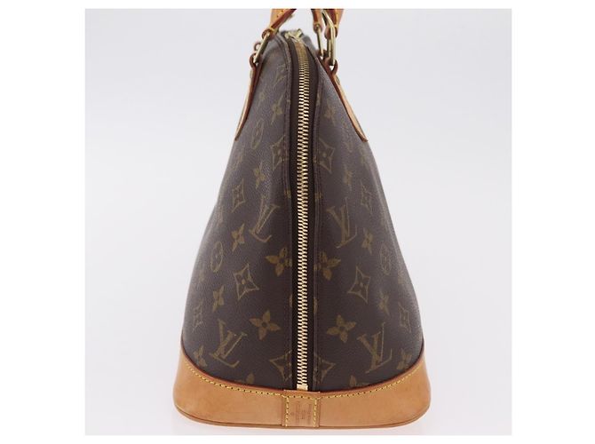 Louis Vuitton Alma Monogram Canvas MM Marrone - vista 5