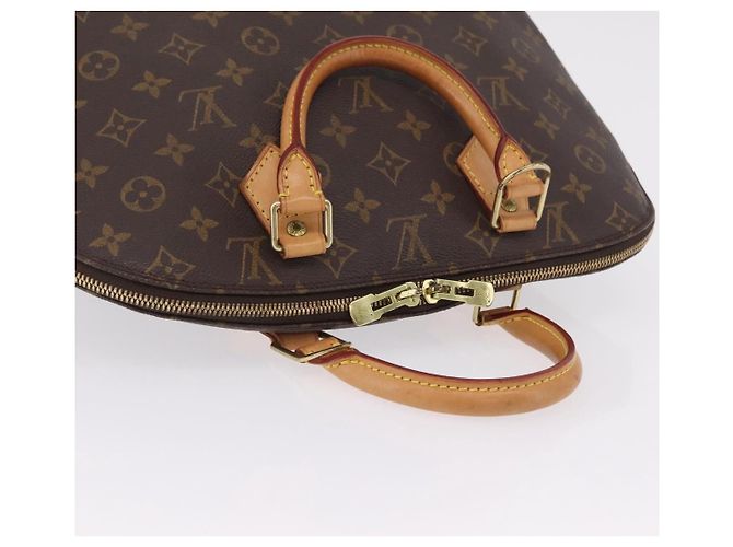 Louis Vuitton Alma Monogram Canvas MM Marrone - vista 7