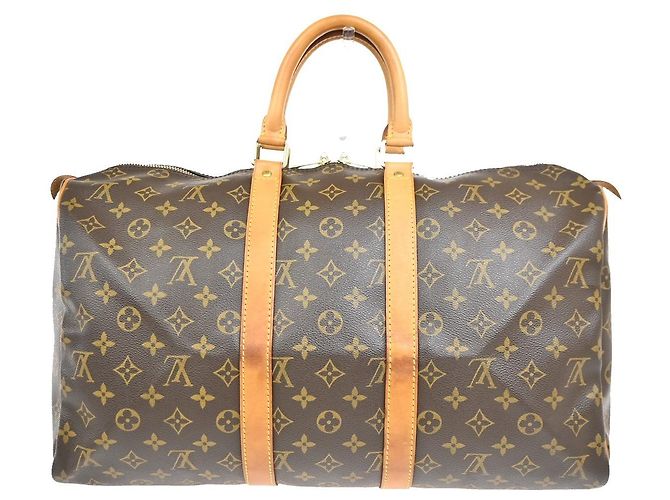 Louis Vuitton Keepall Monogram Canvas 45 Marrone - vista 3