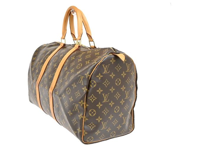 Louis Vuitton Keepall Monogram Canvas 45 Marrone - vista 4