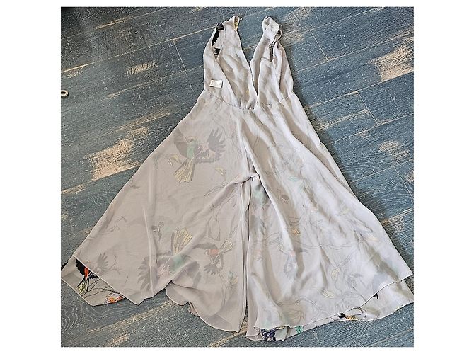 Full Circle Jumpsuit mit Vogelprint - Ansicht 3