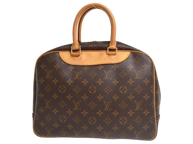 Louis Vuitton Bowling Vanity Printed Tuffetage with Leather Braun - Ansicht 2