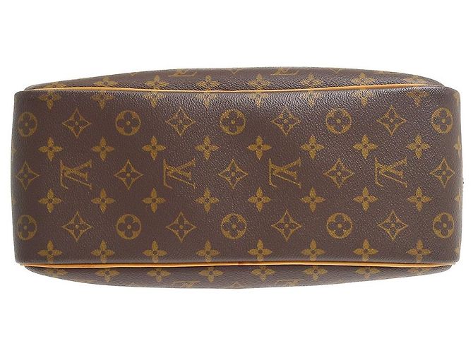 Louis Vuitton Bowling Vanity Printed Tuffetage with Leather Braun - Ansicht 3