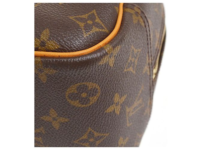 Louis Vuitton Bowling Vanity Printed Tuffetage with Leather Braun - Ansicht 4