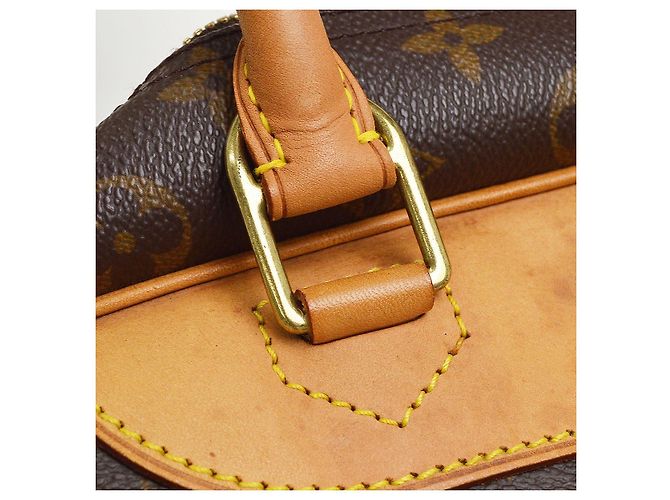 Louis Vuitton Bowling Vanity Printed Tuffetage with Leather Braun - Ansicht 6