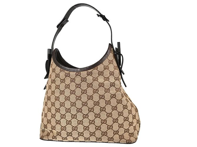 Tarjetero con solapa Gucci Estampado de Manzana GG Coated Canvas None Beige - vista 2